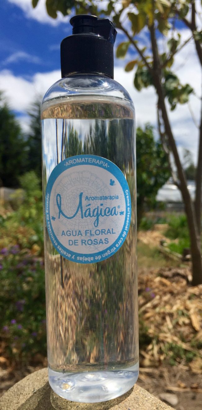 agua de rosas